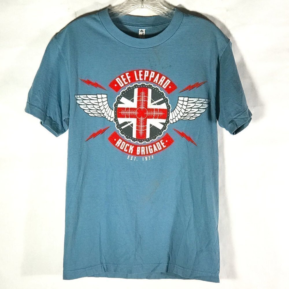 Def Leppard British Rock Tour Tee Short Sleeve T Shirt